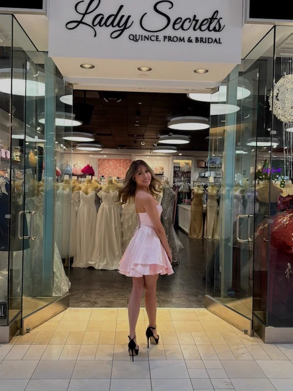 Prom Mini Dress Pink